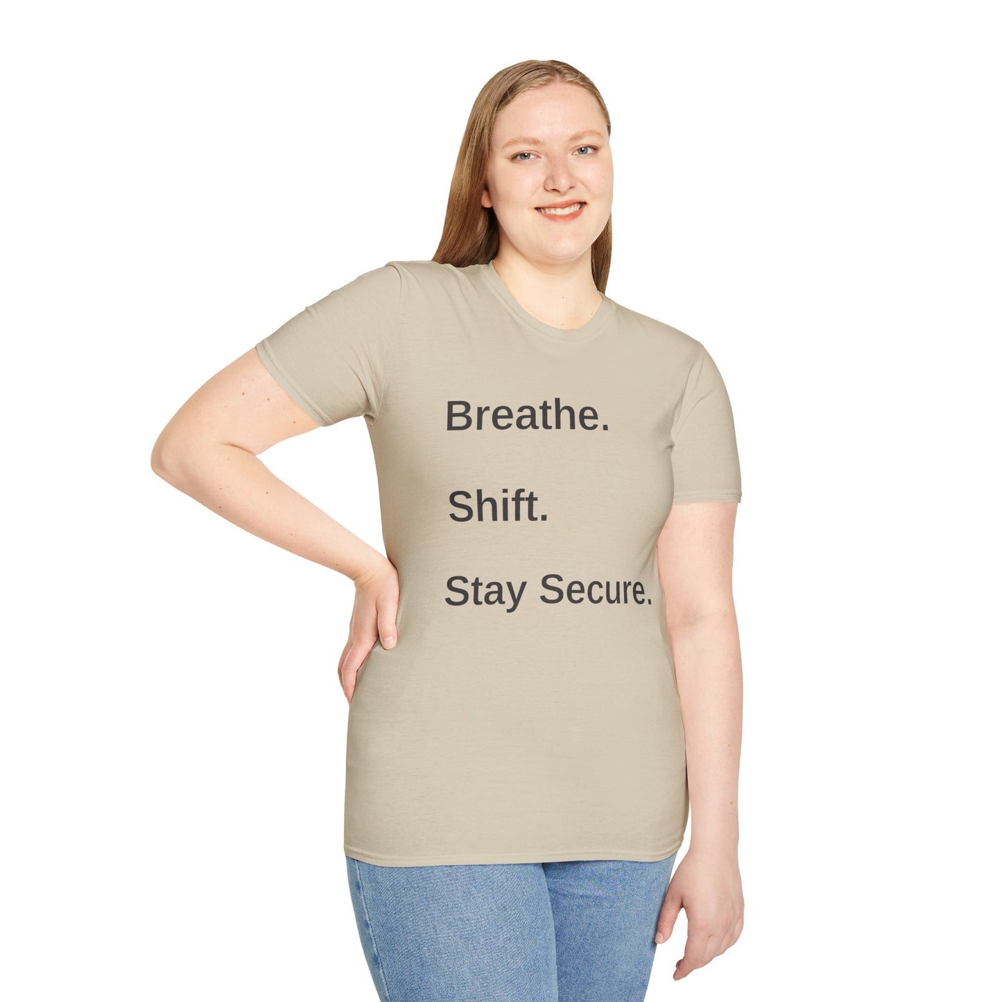 The Transition Tee -- “Breathe. Shift. Stay Secure.” Stage 2: The Neutrality Collection
