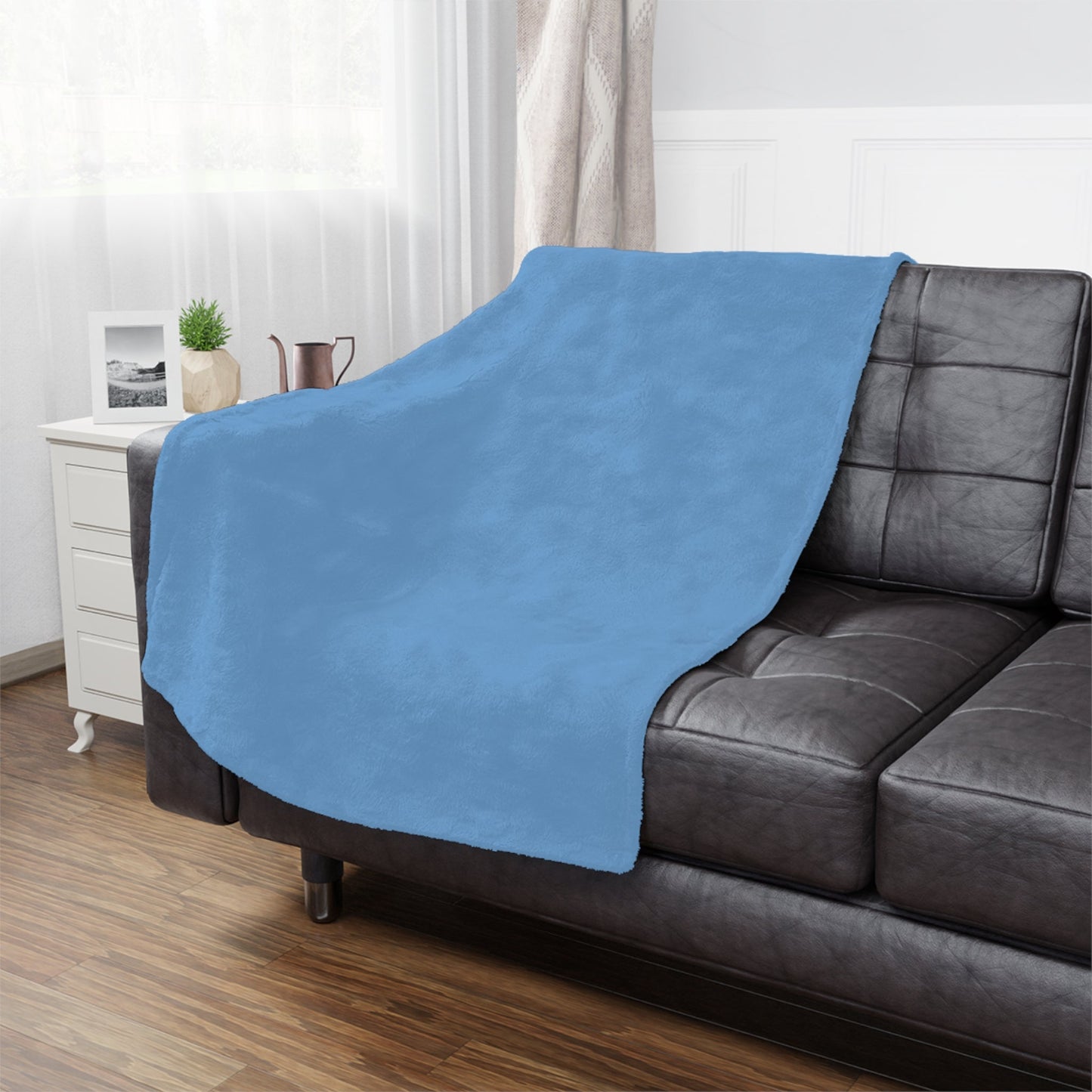 Volume 3 | The Atmospheric Stillness Blanket - Dusty Blue | Home Decor | ShopTheSecureShift.com