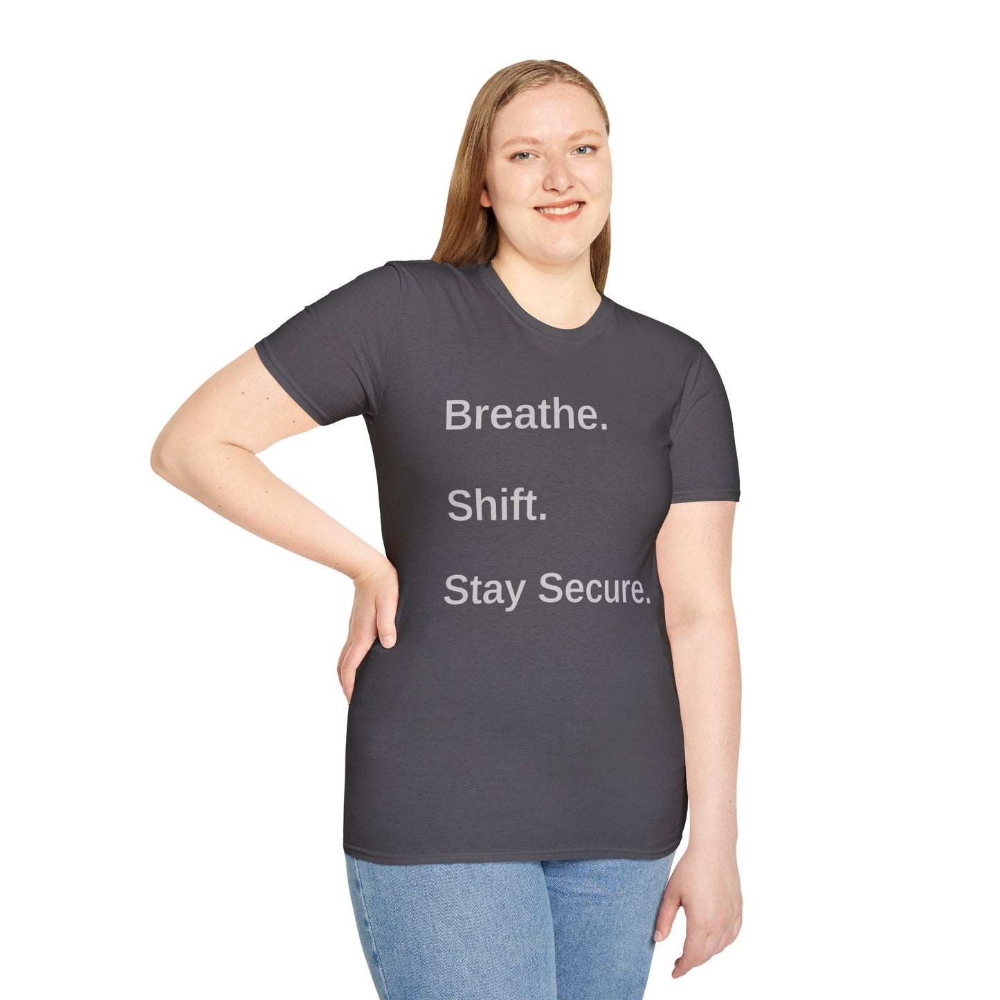 The Transition Tee -- “Breathe. Shift. Stay Secure.” Stage 2: The Neutrality Collection