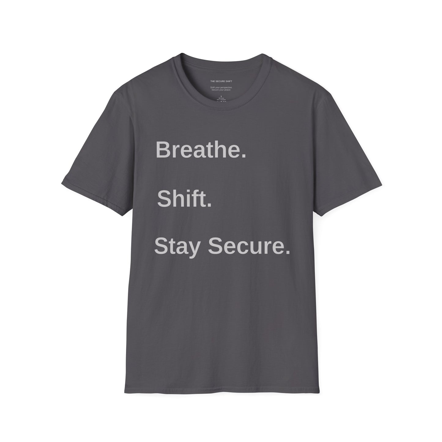 The Transition Tee -- “Breathe. Shift. Stay Secure.” Stage 2: The Neutrality Collection