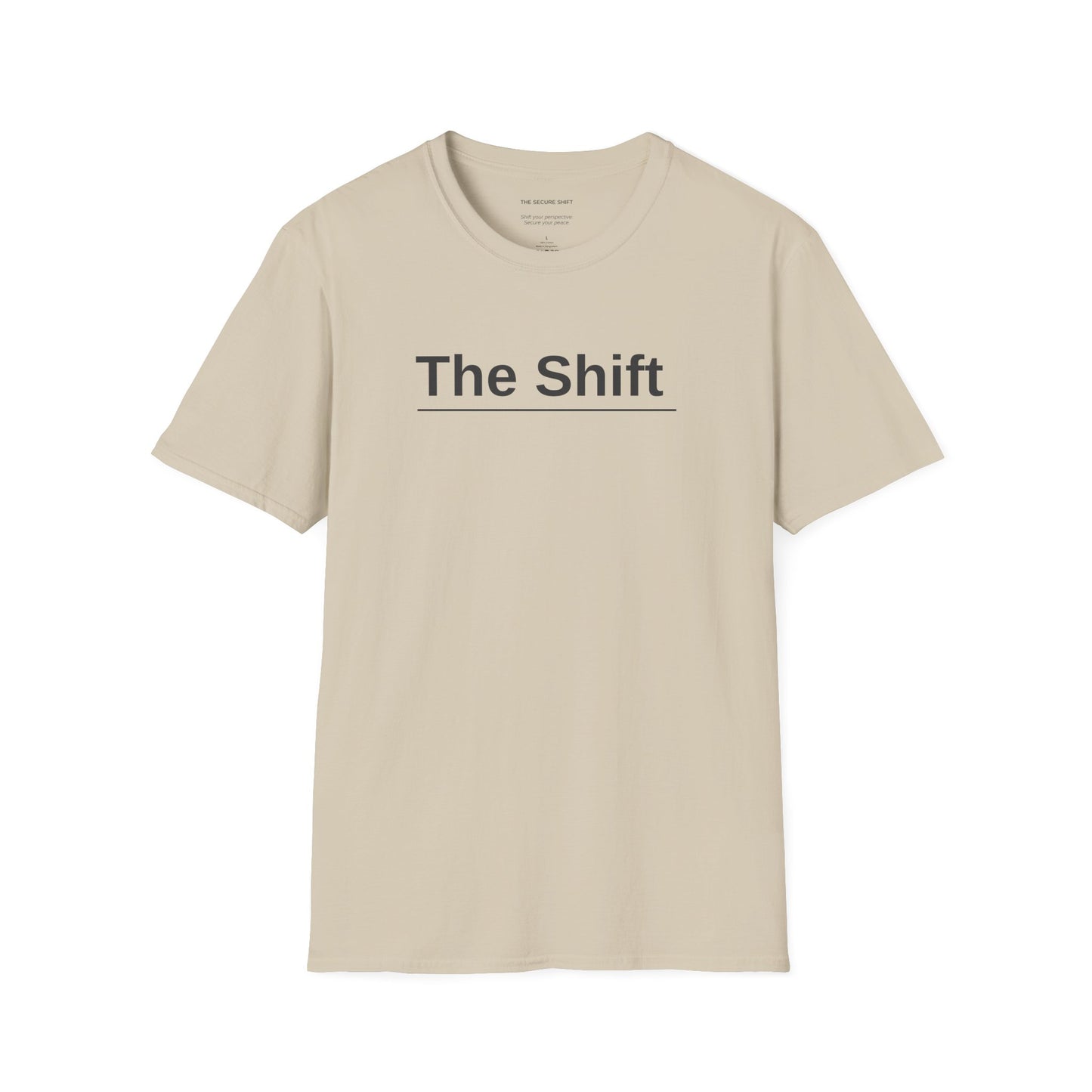 The Transition Tee -- "The Shift: From Being Driven by Fear to Led by Peace." Stage 2: The Neutrality Collection