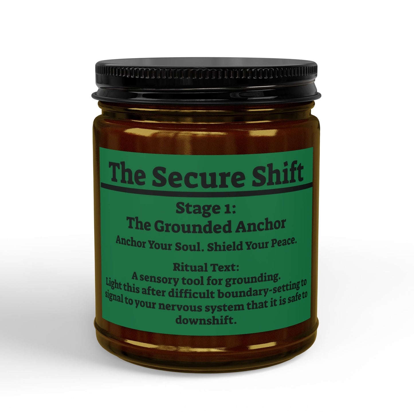 The Secure Shift Stage 1: The Grounded Anchor Ritual Candle - Mindset and Sanctuary Tool