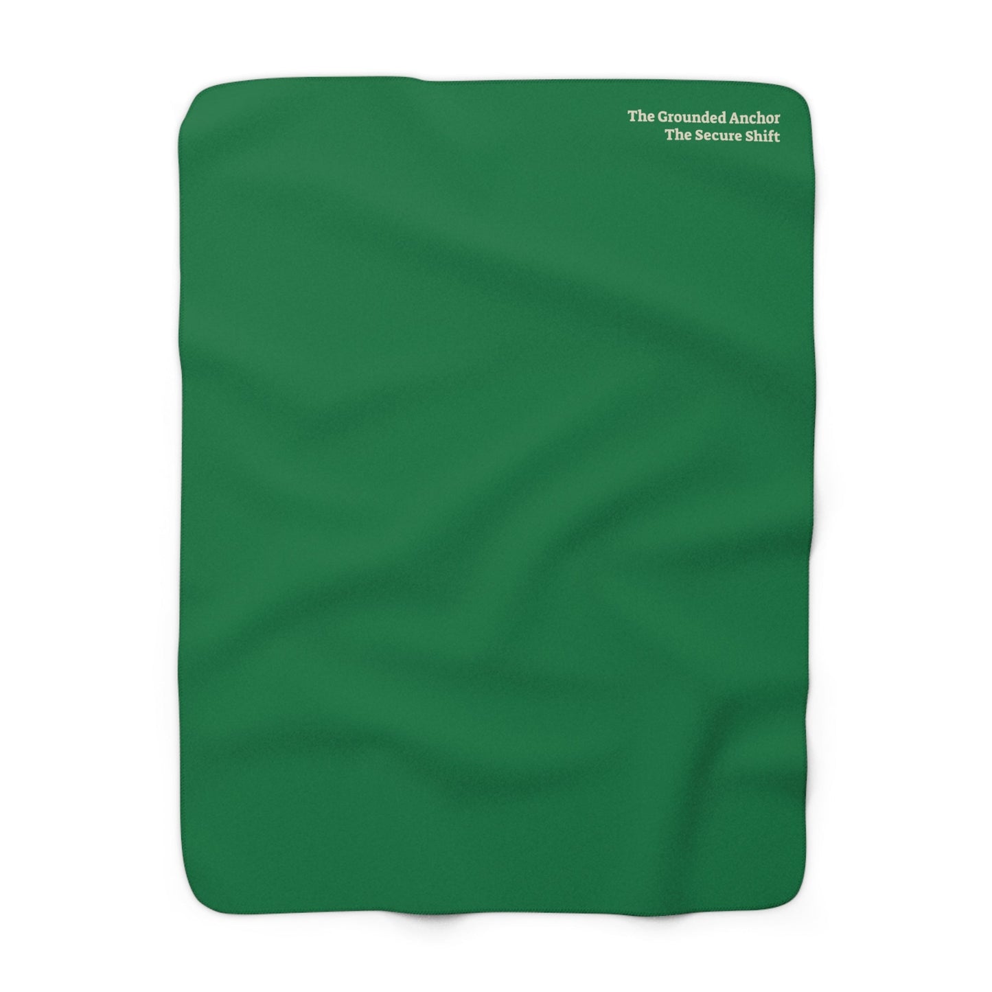 The Anchor Sherpa Blanket: 'Anchor Your Soul. Shield Your Peace.' edition premium soft blanket.