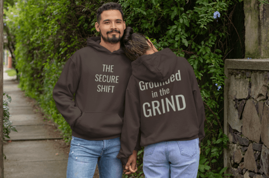 The Shielded Hoodie: 'Grounded in the Grind' edition premium heavyweight physical barrier.