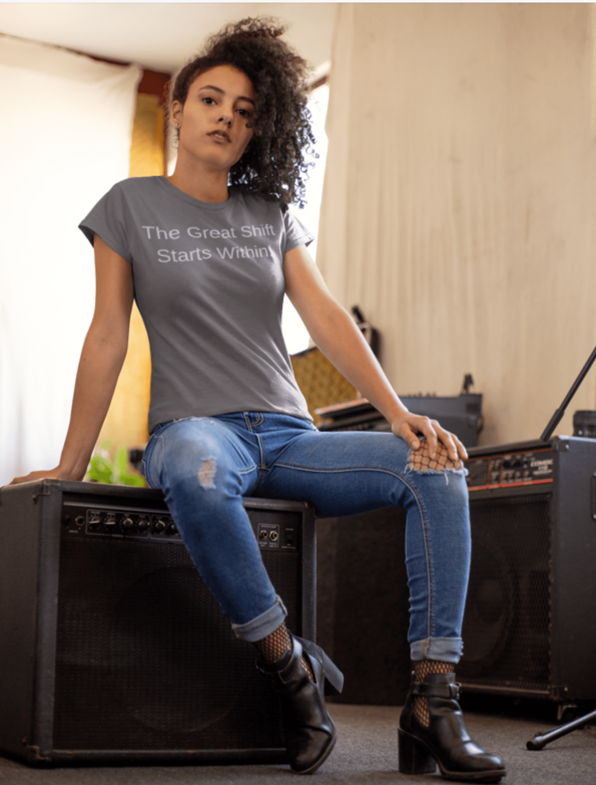 The Neutral Guard T-Shirt: 'The Great Shift Starts Within' edition premium apparel for observation.