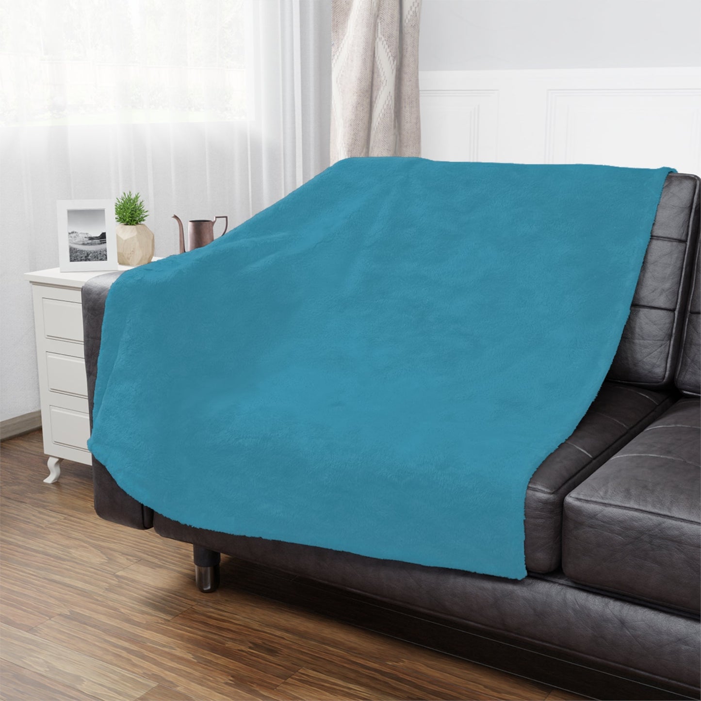 Volume 3 | The Atmospheric Stillness Blanket - Cozy Teal | Home Decor | ShopTheSecureShift.com