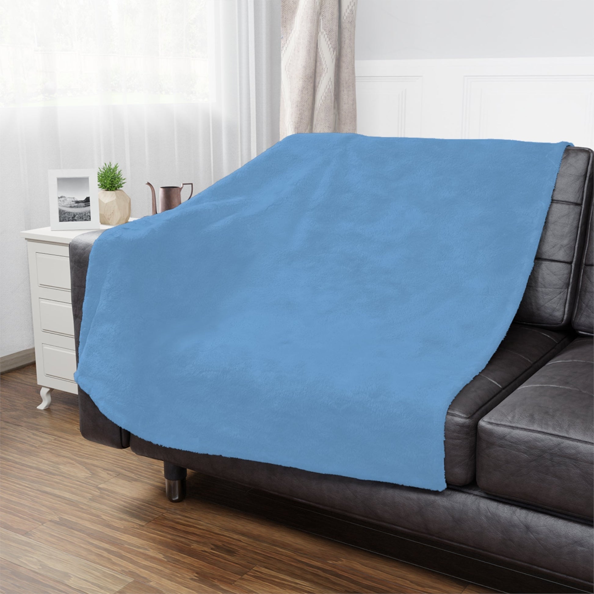 Volume 3 | The Atmospheric Stillness Blanket - Dusty Blue | Home Decor | ShopTheSecureShift.com